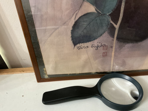 Mira Fujita Framed Art Print of a Pierrot Holding a Rose